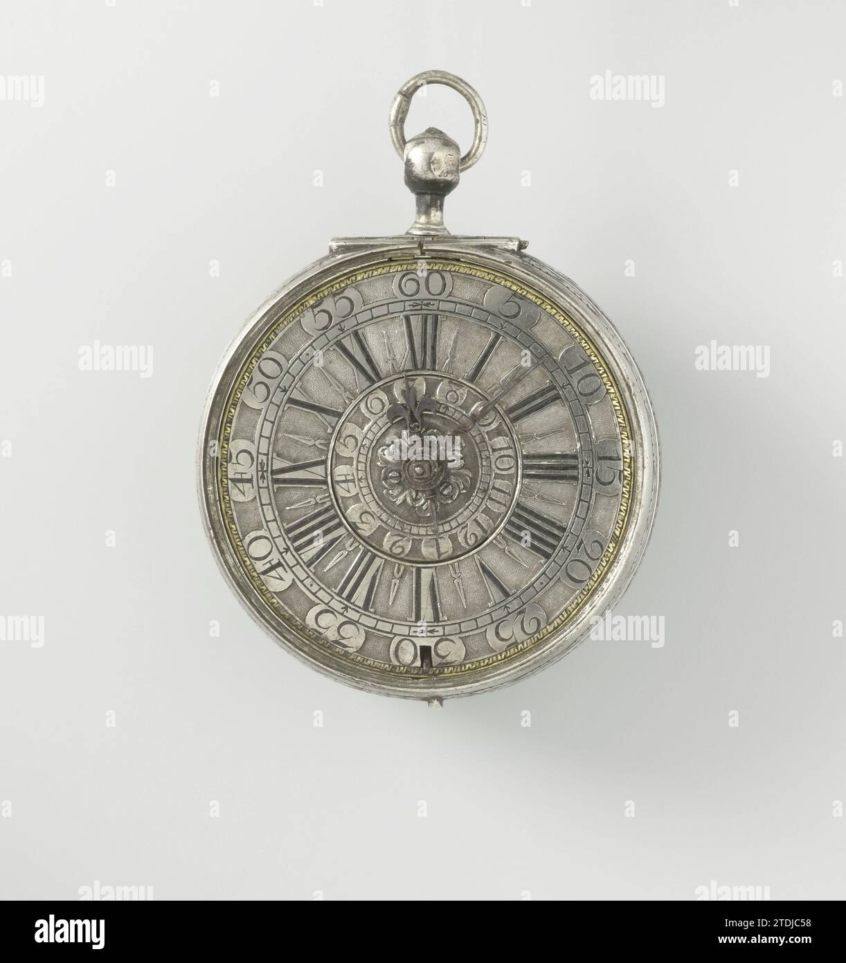 Watch, Barent van der Cloesen, c. 1680 - c. 1710 Silver pivot watch ...