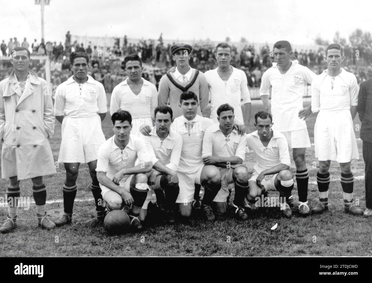 The Sevilla FC team, champion of the Region of Andalusia for the year 1929-1930. Credit: Album / Archivo ABC / Serrano Stock Photo