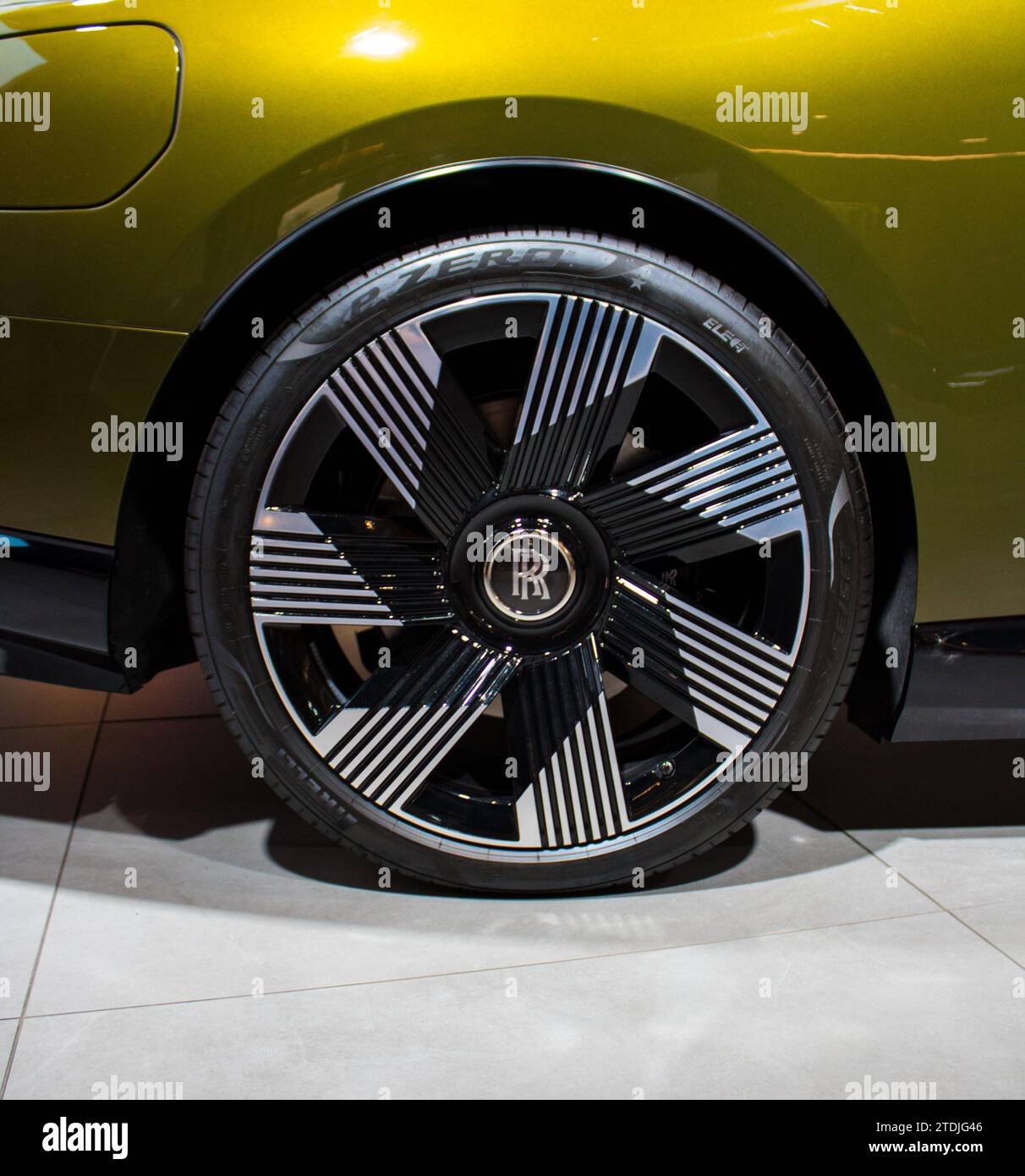 Super Car Wheels Stock Photo