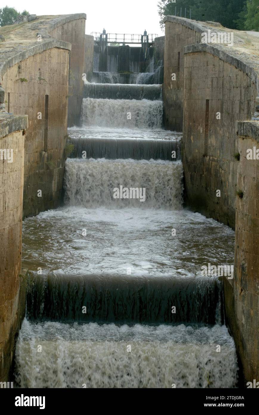 08/03/2004. Valladolid, 04-08-04, photo Caesar Minguela, Locks 17-18-19 ...