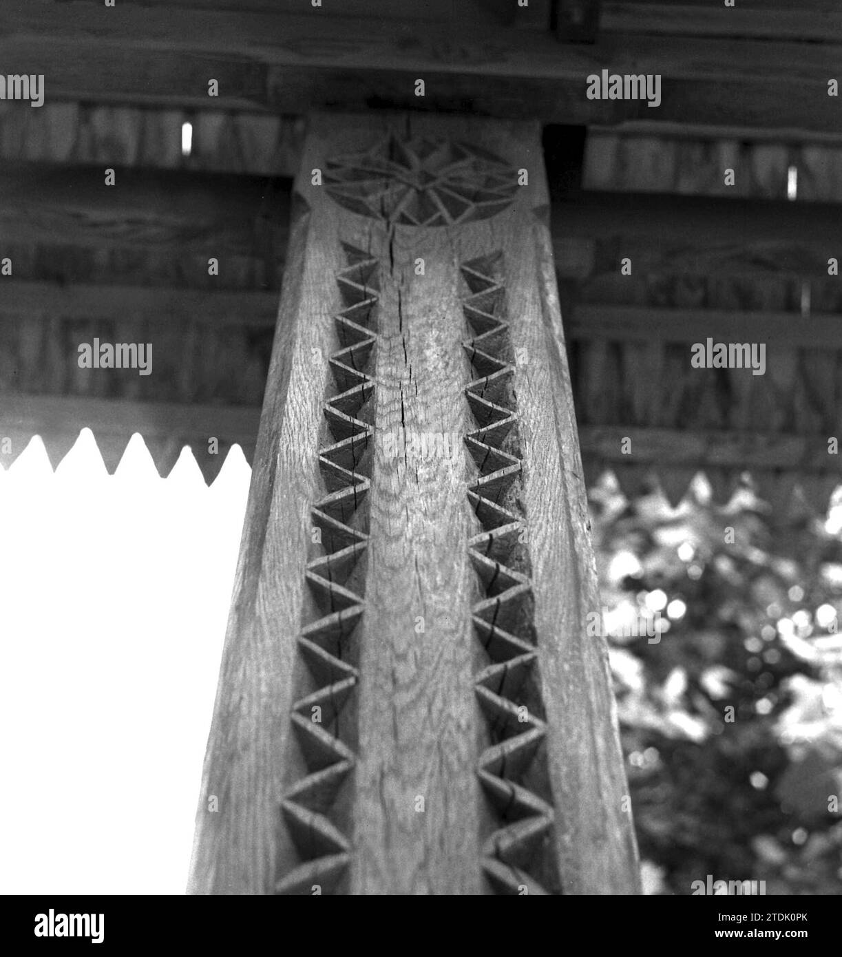 The Village Museum, Bucharest, Romania, approx. 1979. Closeup of
