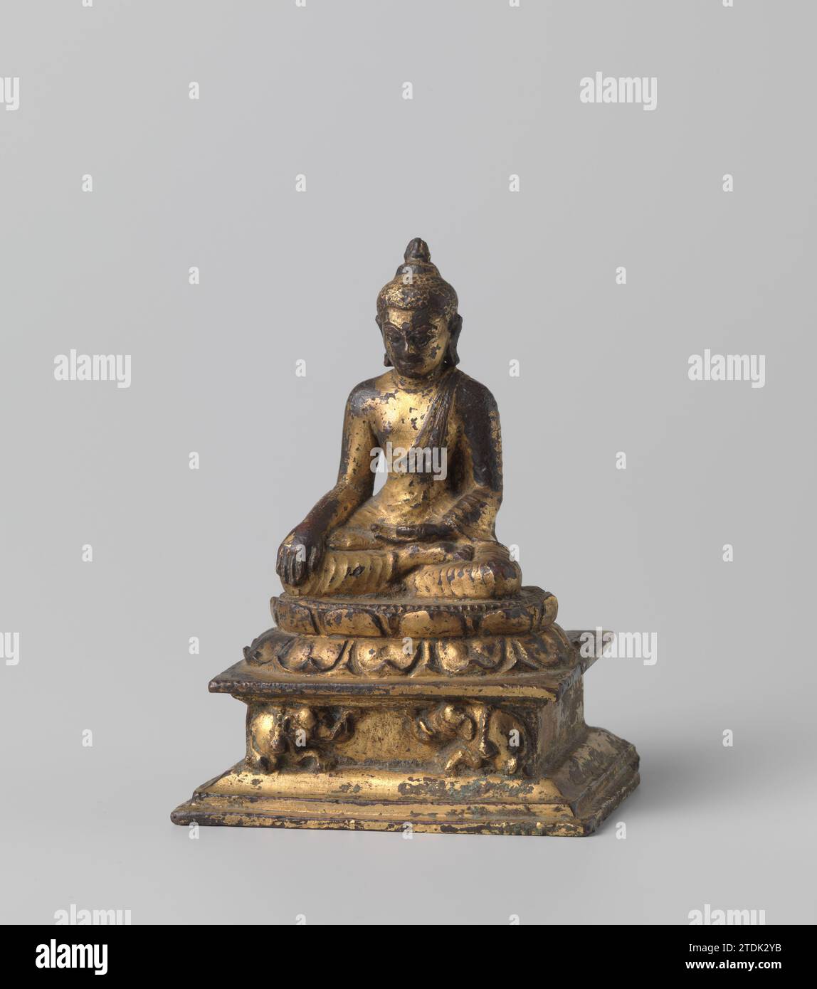Gilded Bronze Buddha Statue - Bhumisparsha Mudra Gilded Bronze Buddha Statue - Bhumisparsha Mudra