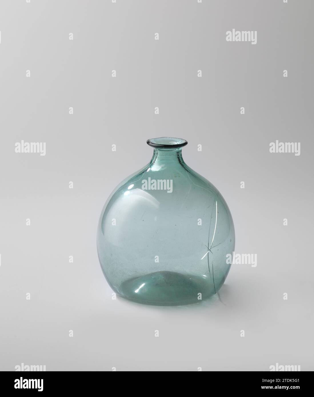 Spherical, green bottle, anonymous, 1800 1900 Spherical, green bottle