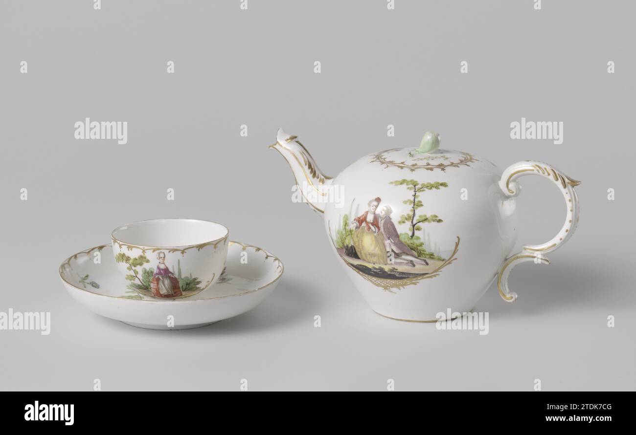 Cup and Saucer, Weesper Porseleinfabriek, c. 1759 - c. 1771 Porcelain ...