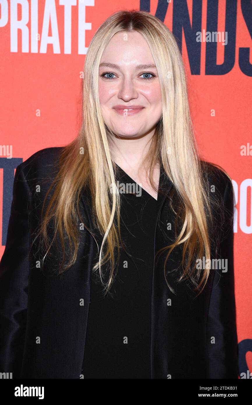 New York, USA. 18th Dec, 2023. Dakota Fanning attends the 'Appropriate