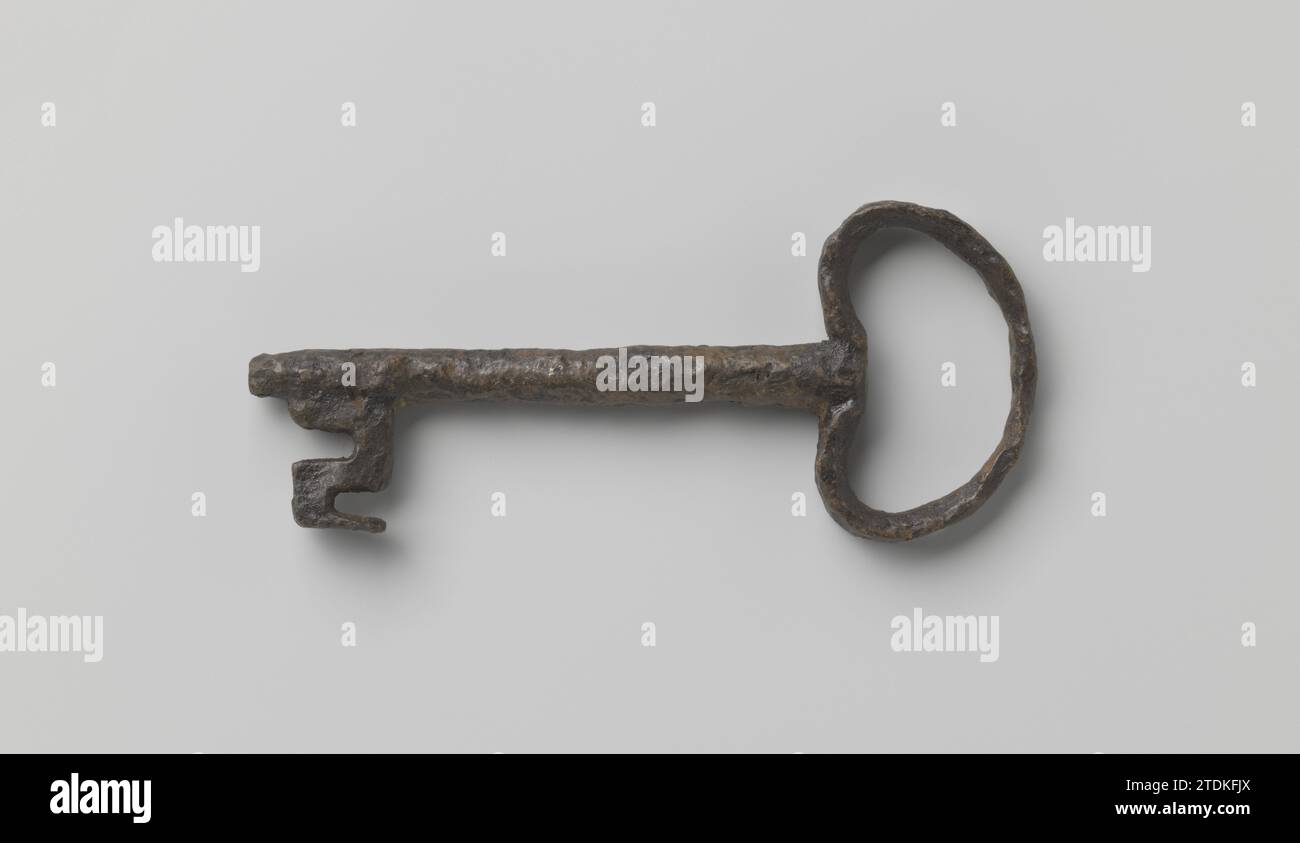 Key, c. 1500 - c. 1600 Key with bean -shaped eye and small crochet ...