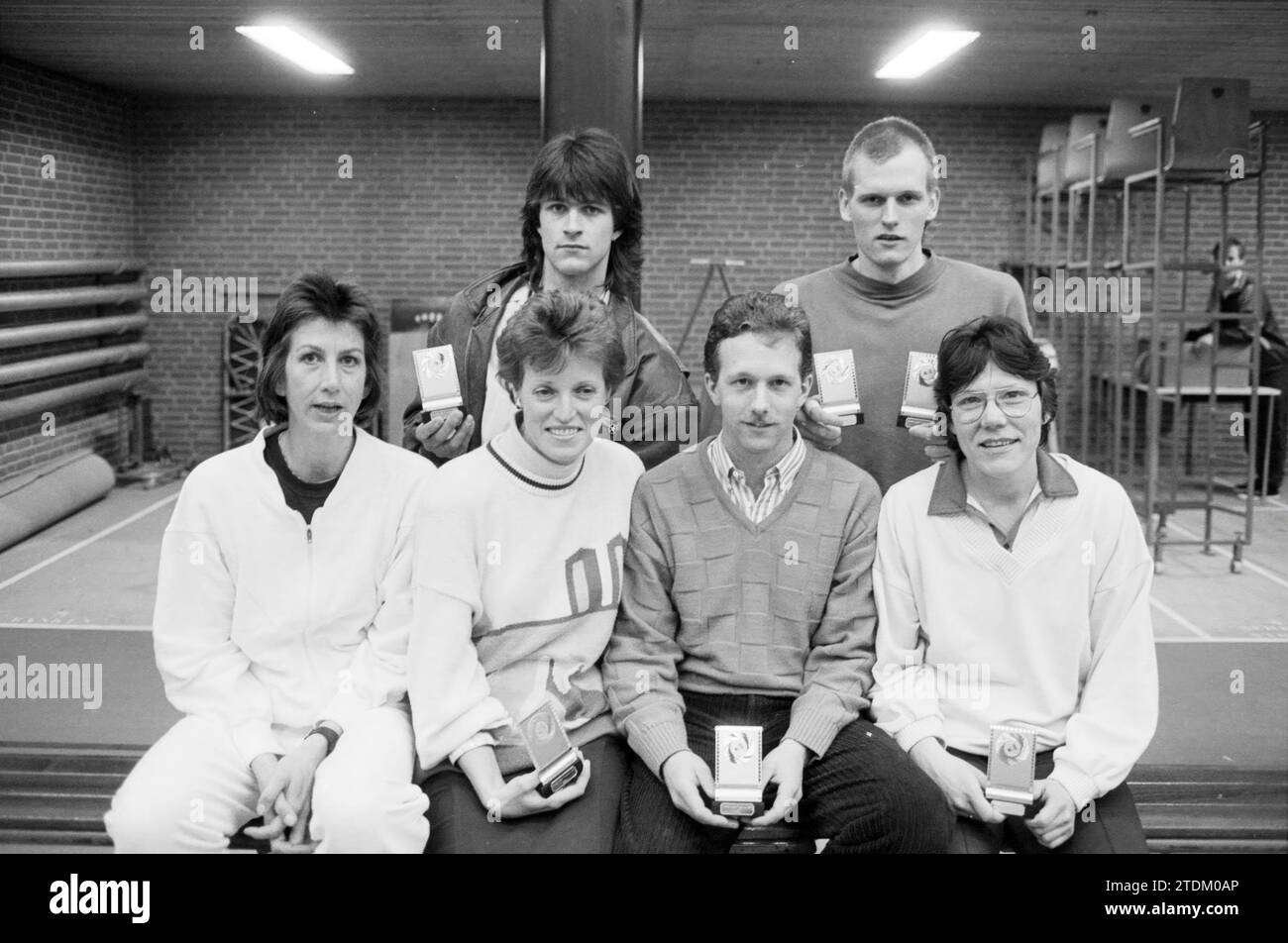 Badminton match winners, 00031989, Whizgle News from the Past