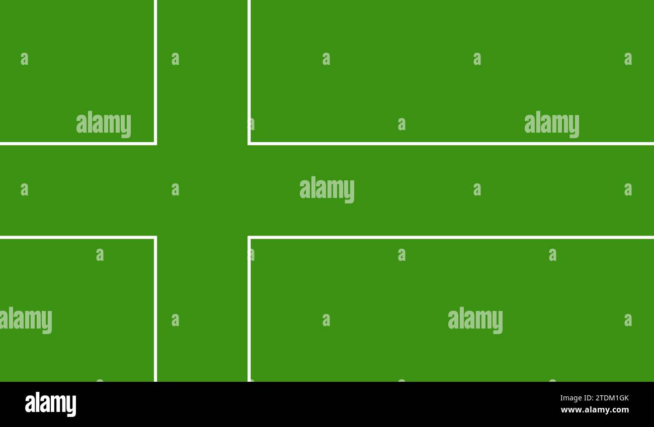 High detailed flag of Ladonia. National Ladonia flag. 3D illustration