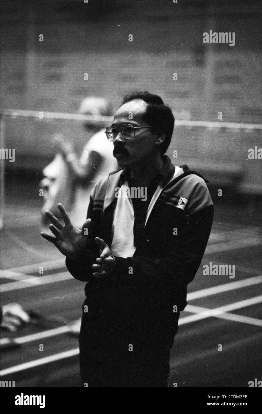Badminton, 00-09-1980, Whizgle News from the Past, Tailored for the Future. Explore historical narratives, Dutch The Netherlands agency image with a modern perspective, bridging the gap between yesterday's events and tomorrow's insights. A timeless journey shaping the stories that shape our future Stock Photo
