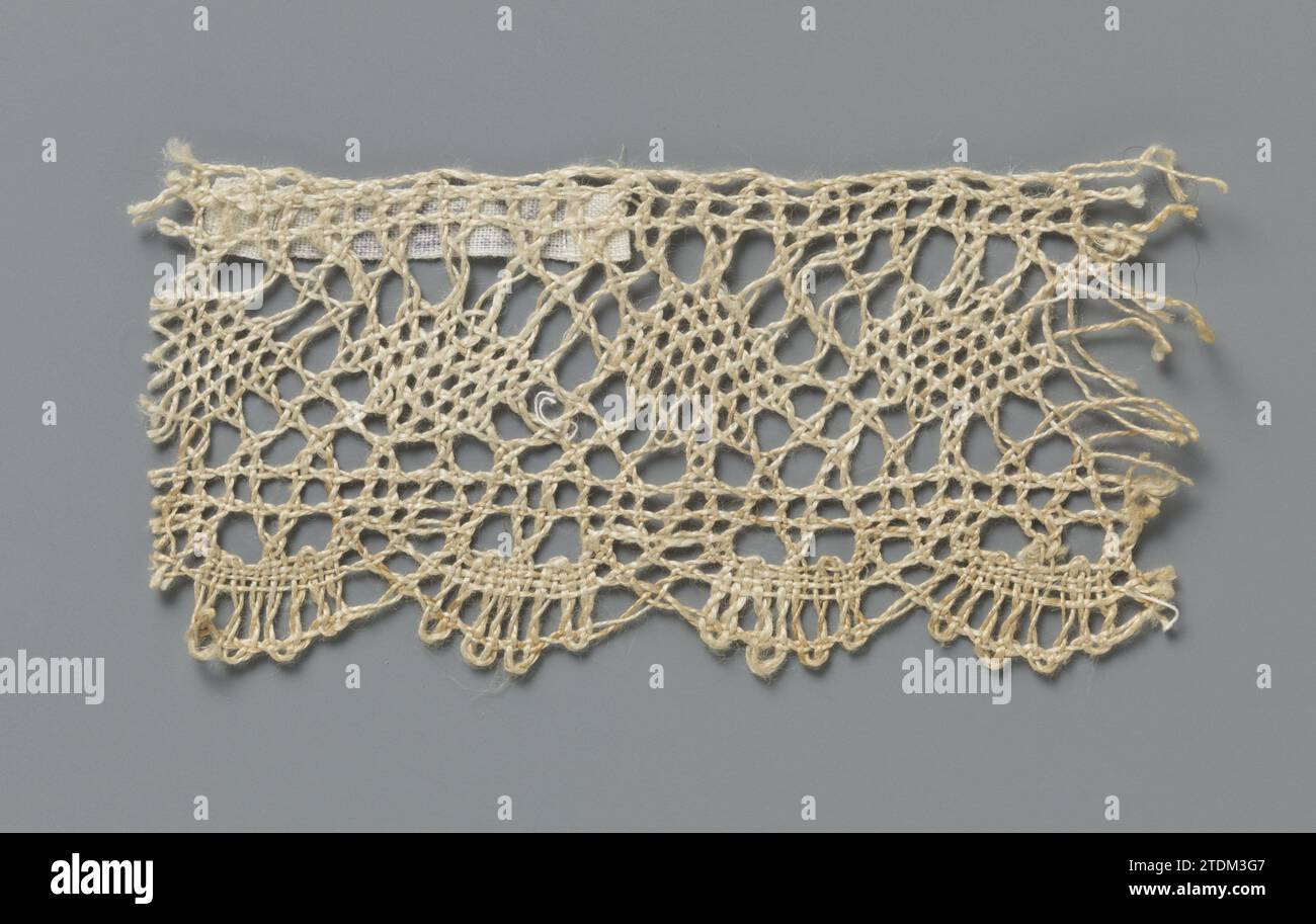 Strip bobbin with windows and fan shells, anonymous, c. 1800 - c. 1899 ...