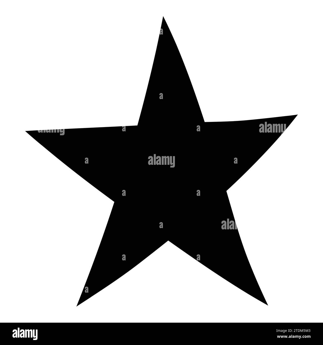 Vector of doodle stars. Hand drawn, doodle elements isolated on white background Stock Vector