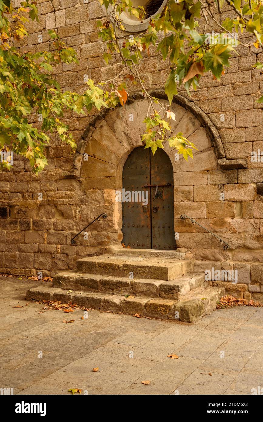 Church of Santa Eulàlia in the village of Palau de Santa Eulàlia on a
