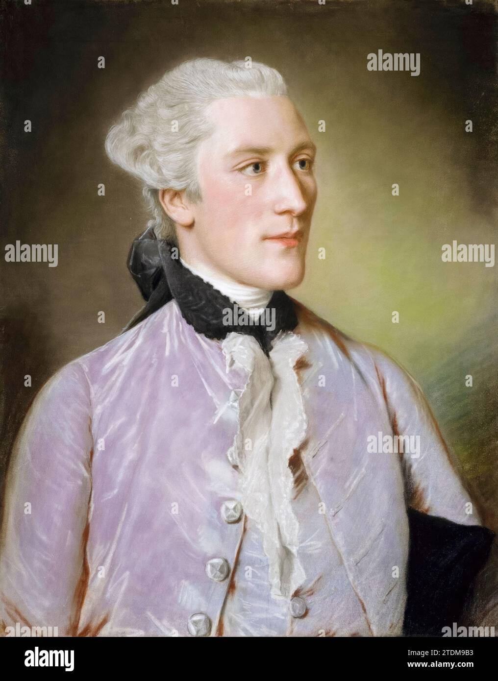 JeanLouis BuissonBoissier, portrait painting in pastel on vellum by