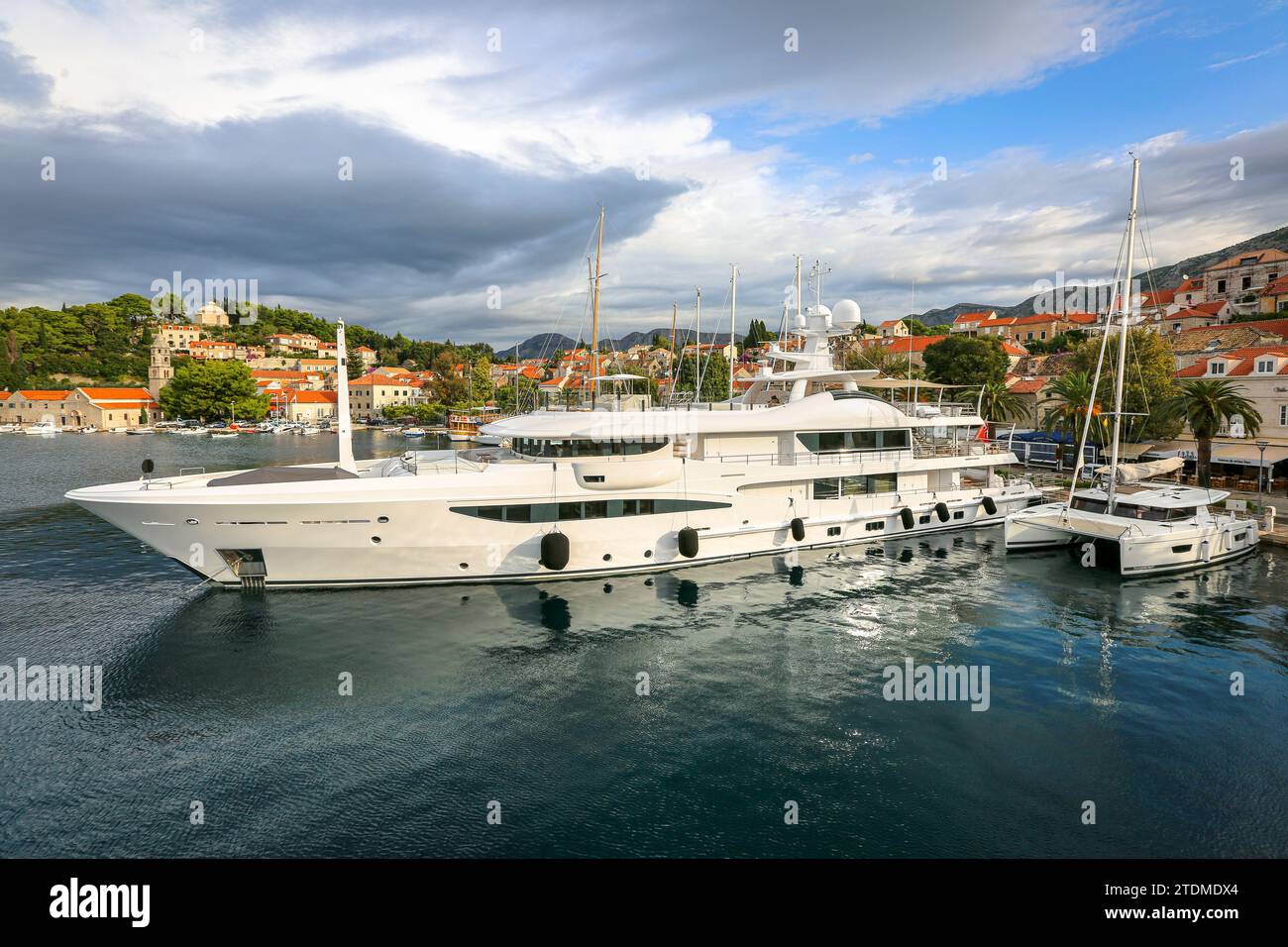 The yacht HALO owned by the Russian billionaire and oligarch Roman