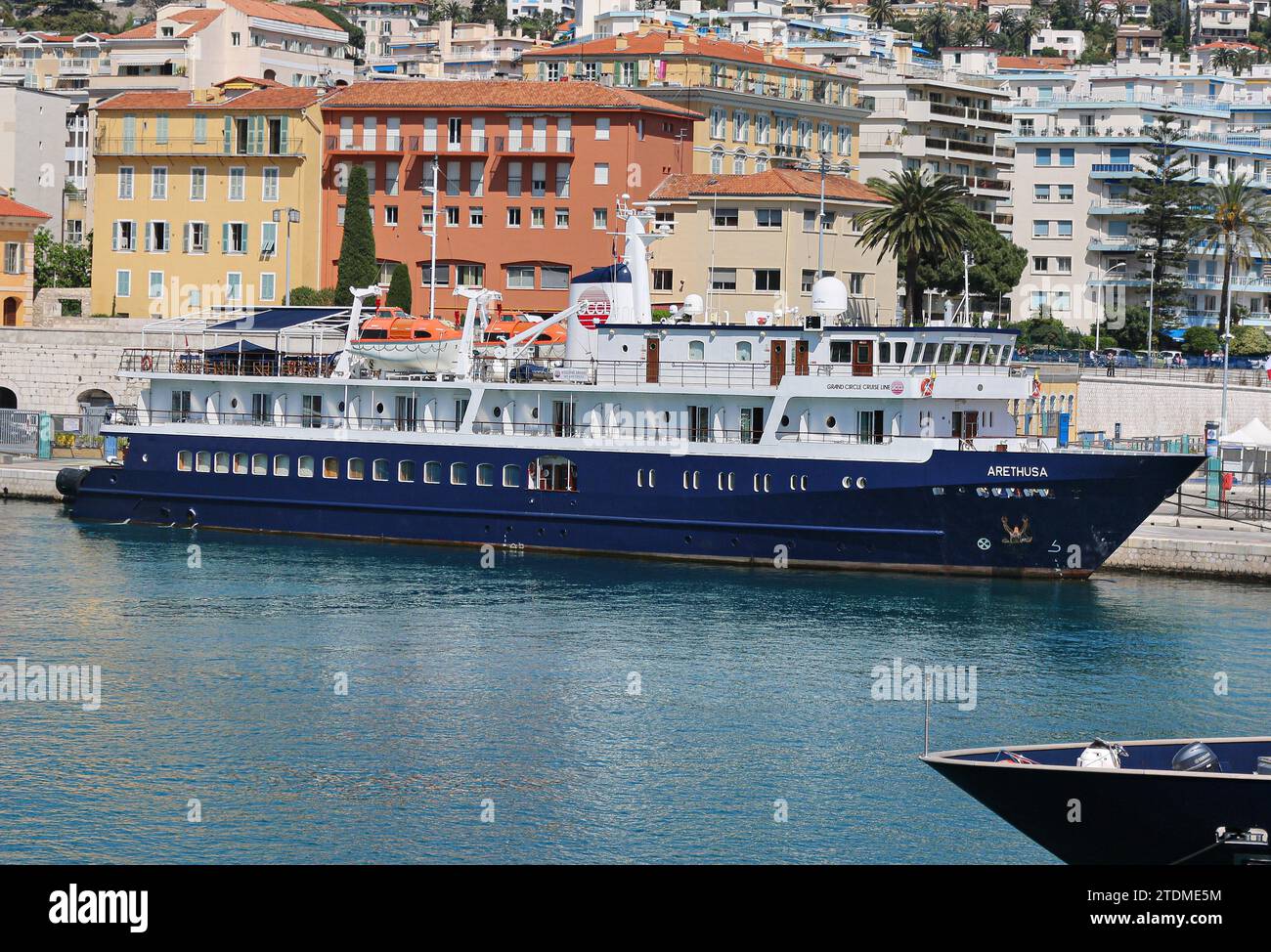 The small cruise ship M/V Arethusa, owned, operated & staffed by