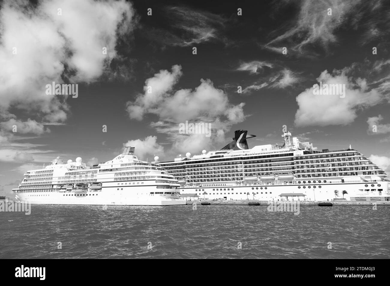 Nassau, Bahamas - January 07, 2016: terrific cruise ship for tour