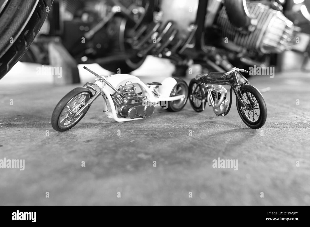 Miniature of classic custom custombikes custom motorcycles or choppers ...