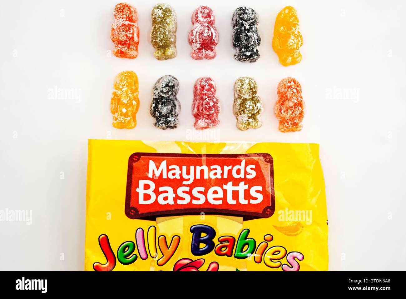 Maynards Bassetts jelly babies Stock Photo - Alamy