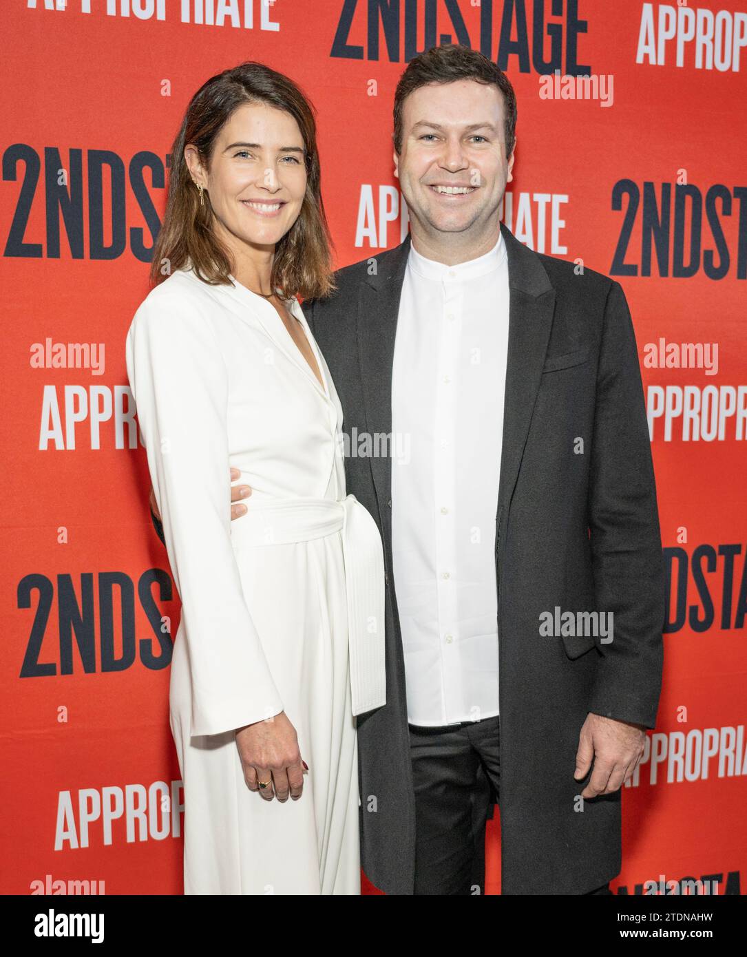 Cobie Smulders and Taran Killam attend Broadway opening night of the