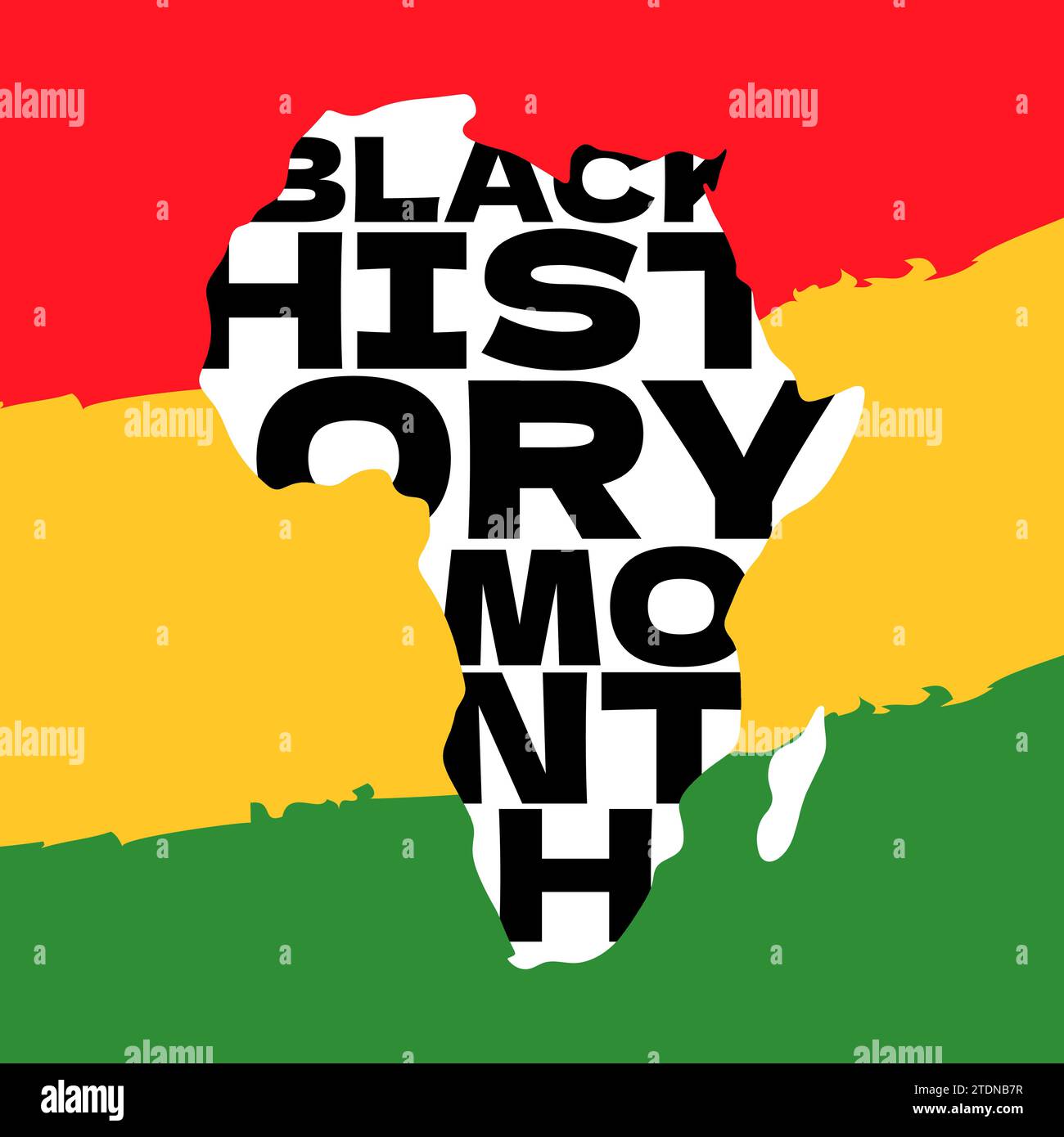 Black history month flag hi-res stock photography and images - Alamy