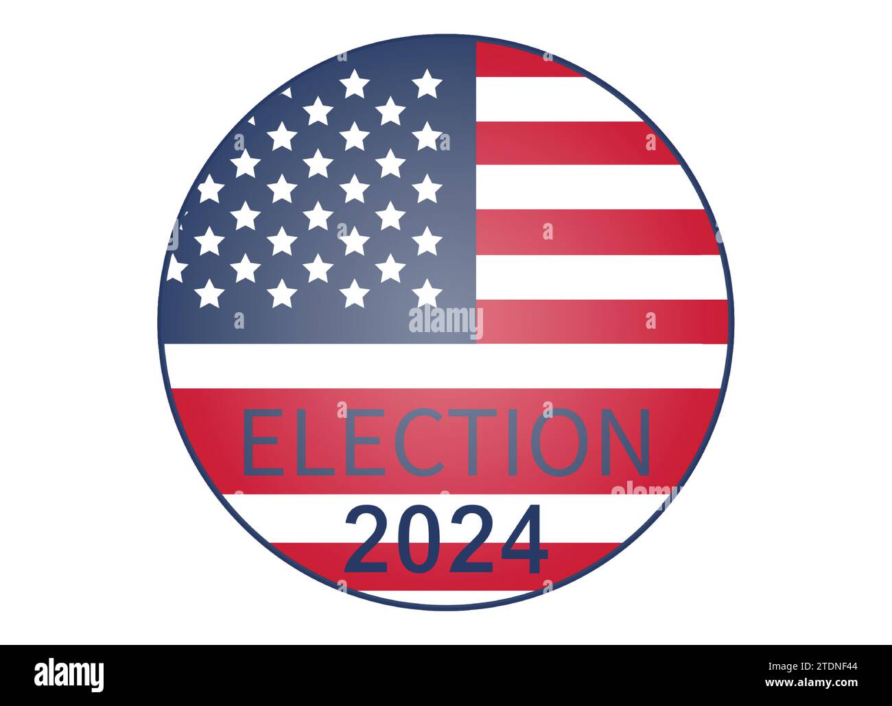 2024 Presidential election day in USA, november 5, card design. Vote