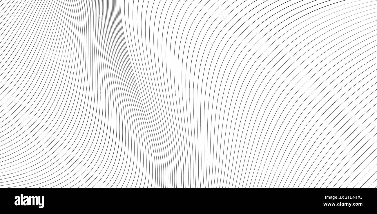 abstract black and white vector wave background Stock Vector Image ...