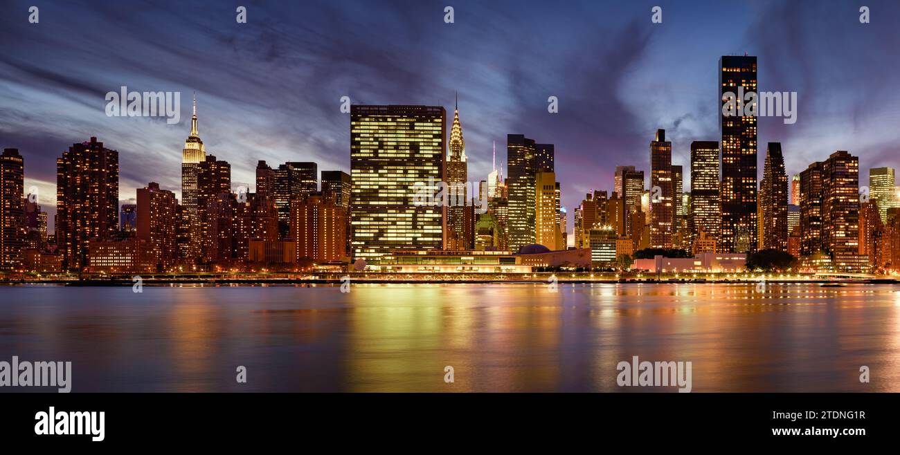 New york city panoramic view hi-res stock photography and images - Alamy