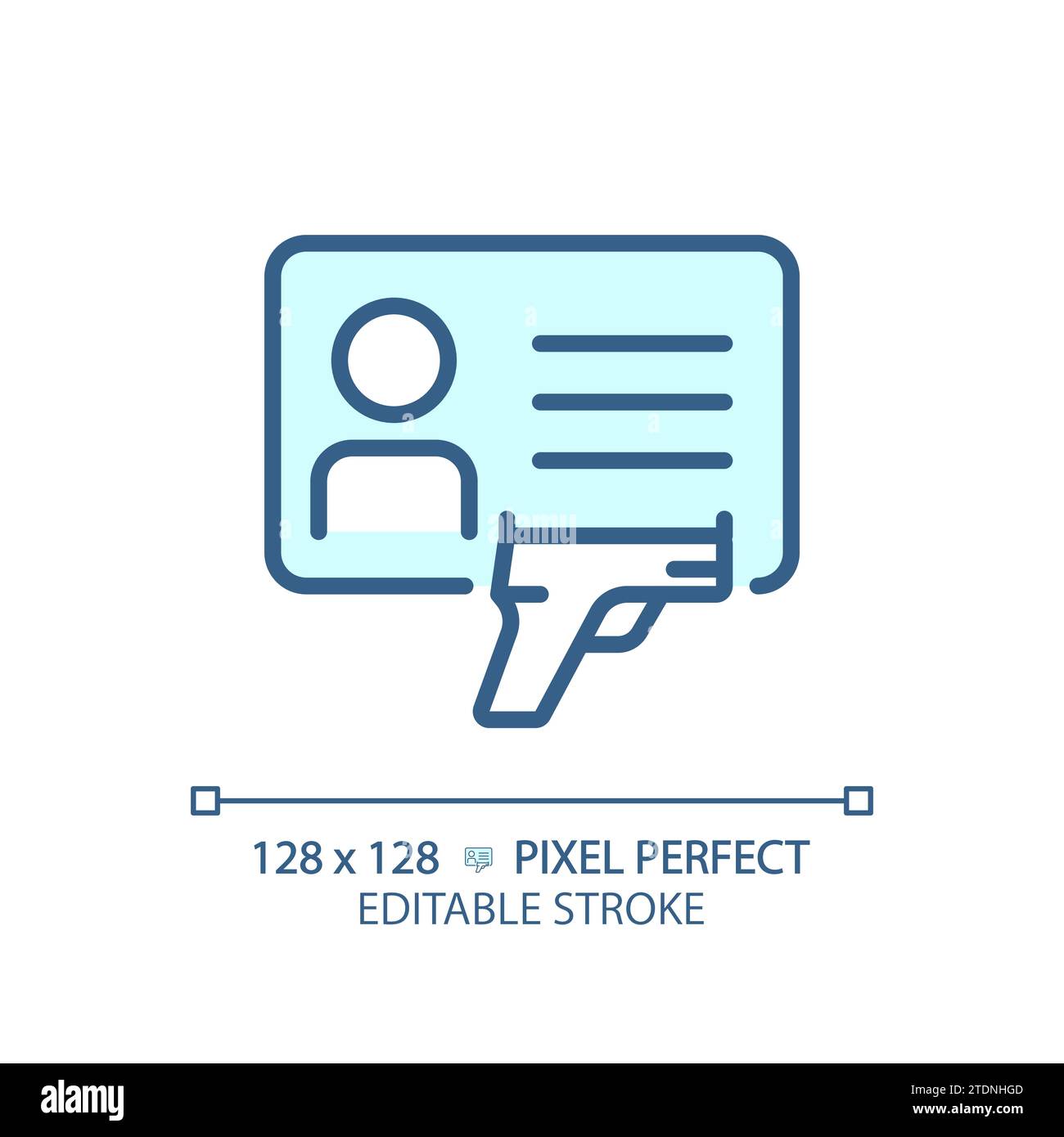 License icon hi-res stock photography and images - Alamy