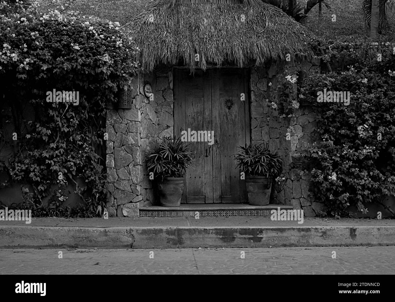 Hacienda Door Stock Photo