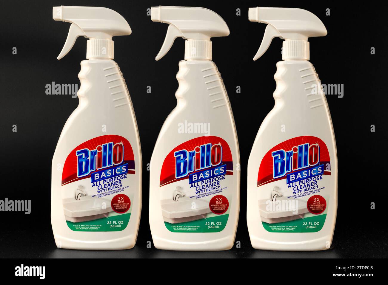 MINNEAPOLIS, MN, USA DECEMBER 17, 2023Brillo Basics All Purpose Cleaner household cleaner in