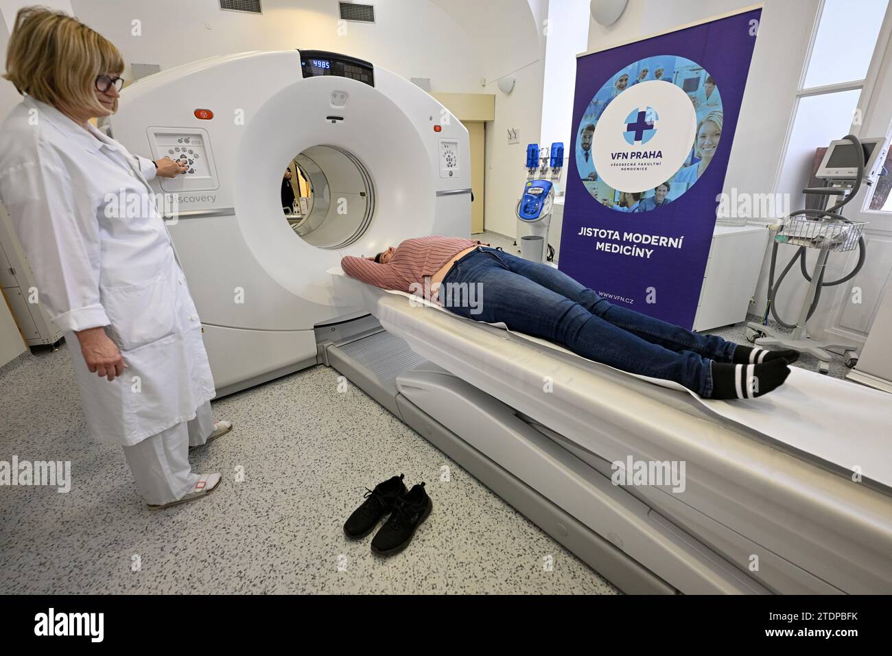 Prague, Czech Republic. 19th Dec, 2023. Ceremony opening of PET/CT diagnostic center, advanced