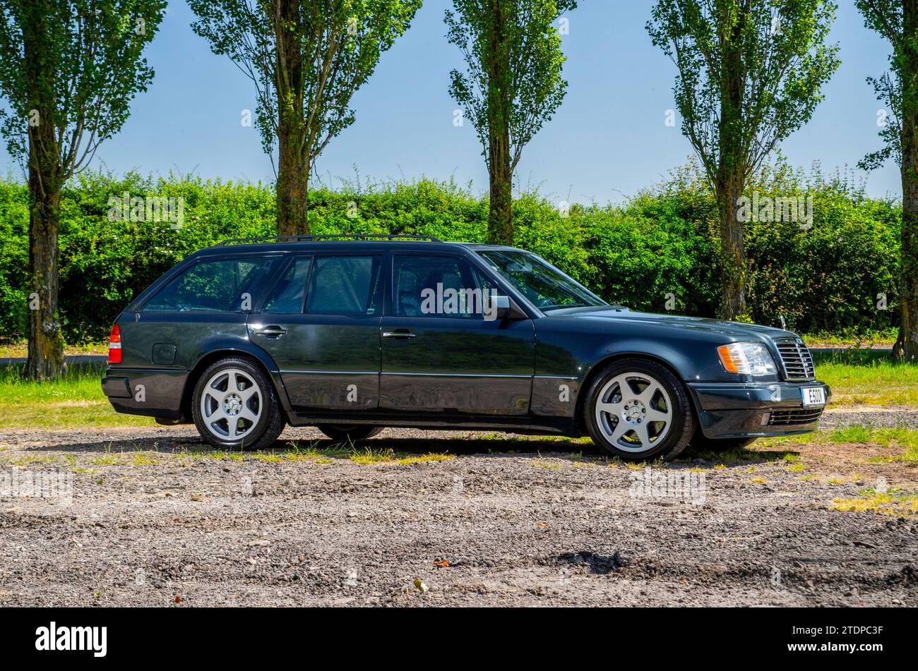 W124 Mercedes E500 estate, German super car station wagon Stock Photo