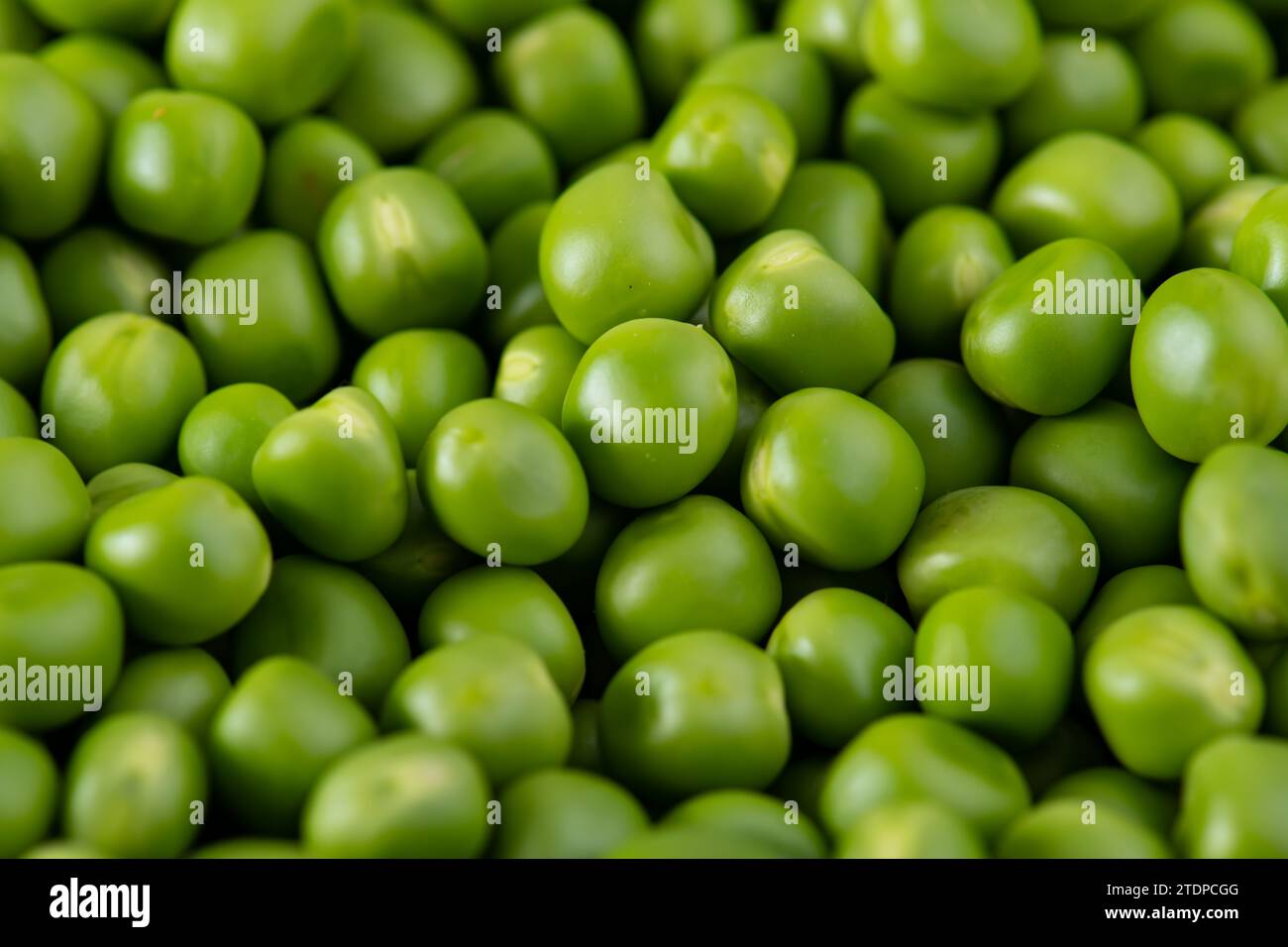green peeled peas background Stock Photo