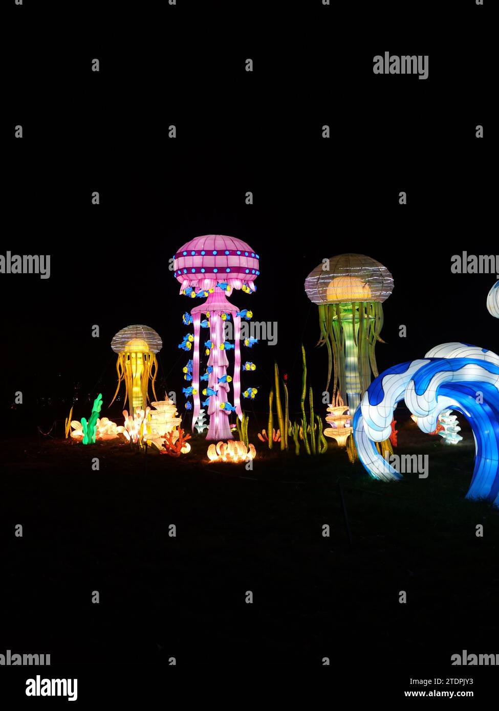 Kansas City, Missouri December 14, 2023 Glowild Christmas Lights at