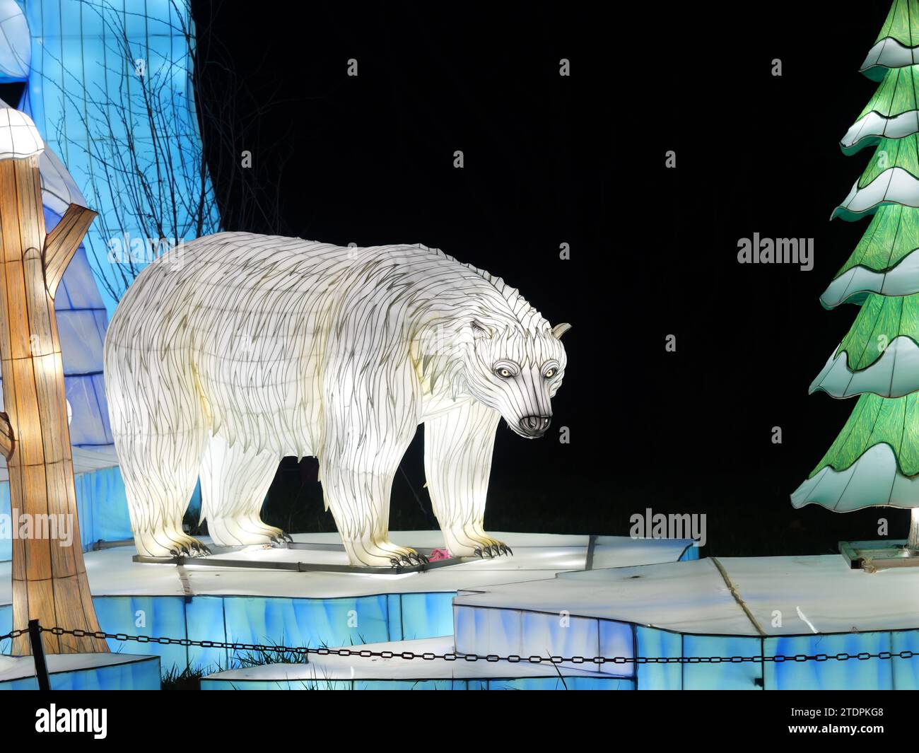 Kansas City, Missouri December 14, 2023 Glowild Christmas Lights at