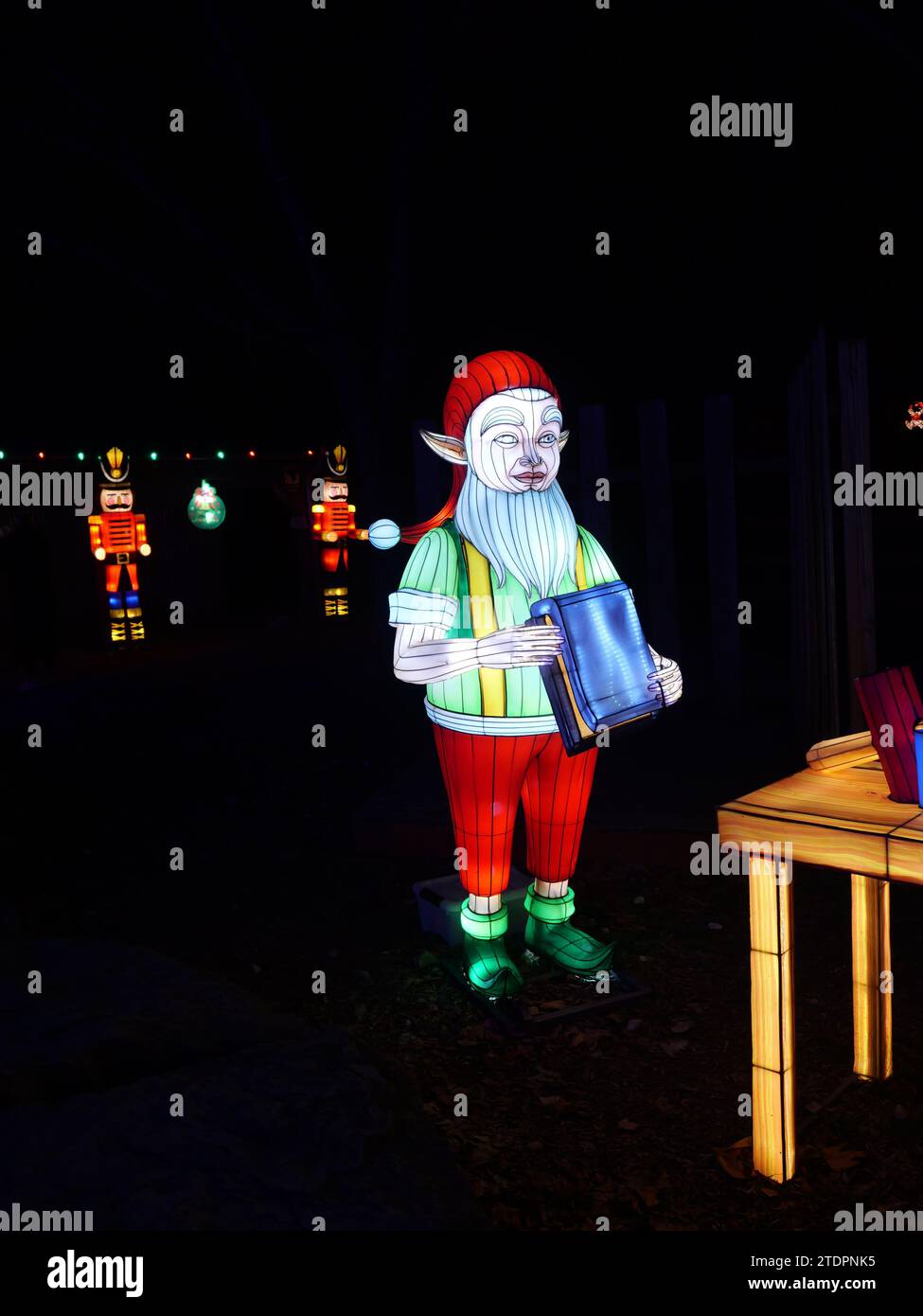 Kansas City, Missouri December 14, 2023 Glowild Christmas Lights at