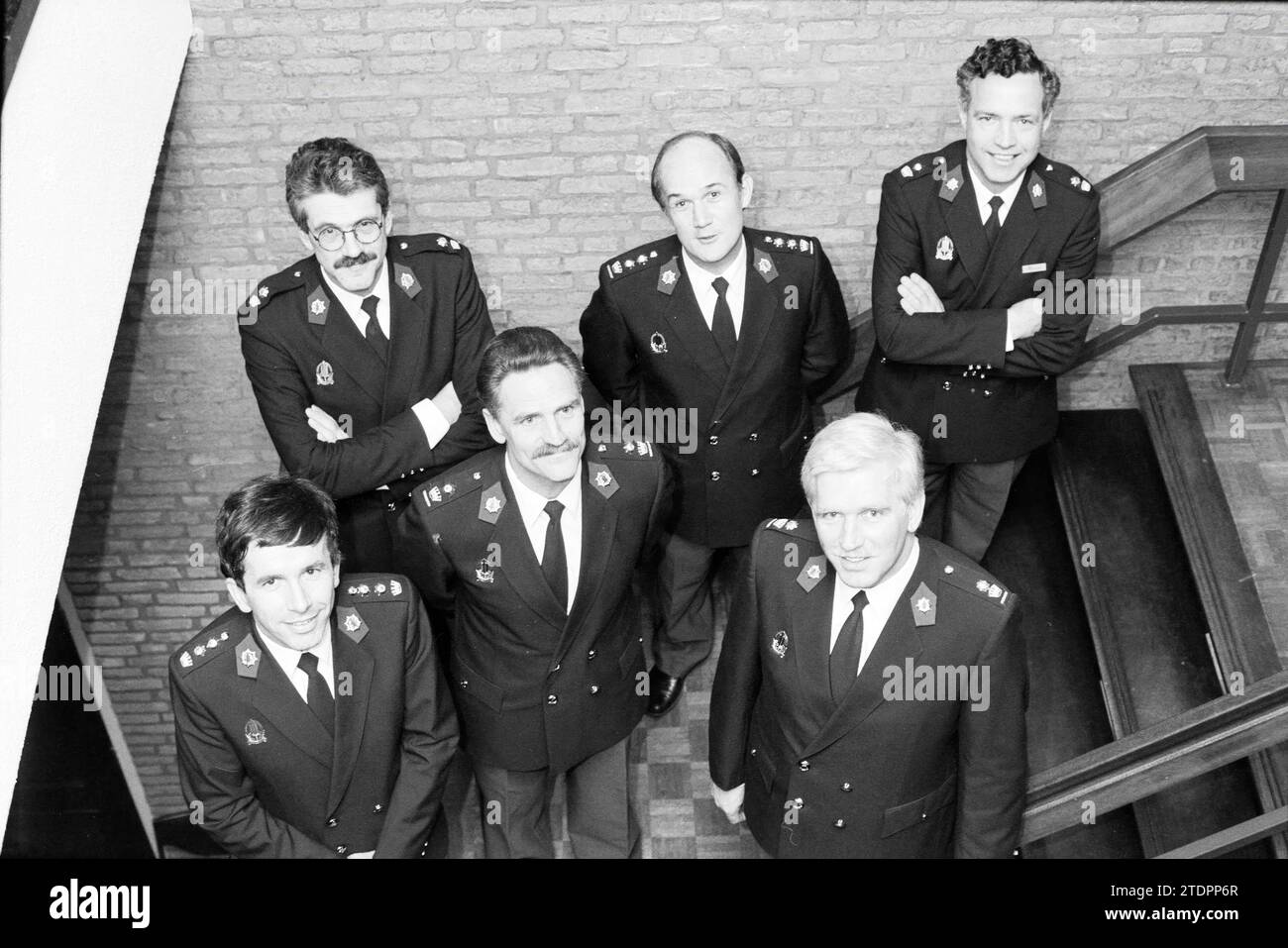 Police: group of new regional commissioners, 21-01-1992, Whizgle News from the Past, Tailored for the Future. Explore historical narratives, Dutch The Netherlands agency image with a modern perspective, bridging the gap between yesterday's events and tomorrow's insights. A timeless journey shaping the stories that shape our future Stock Photo