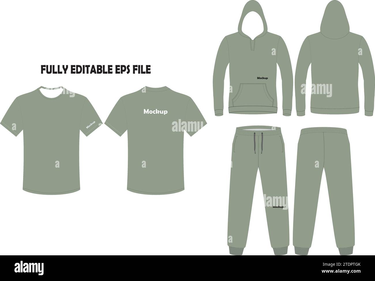 Track suit Mock ups Stock Vector Image & Art - Alamy