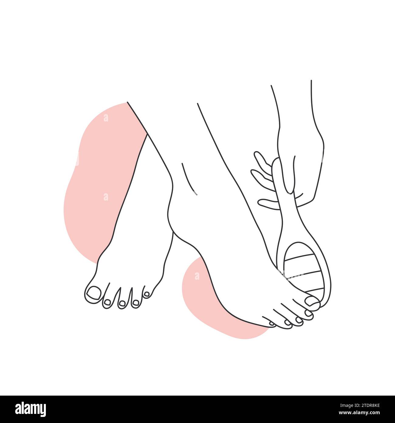 Foot heels scraping procedure. Foot peeling scrubber, wellness foot