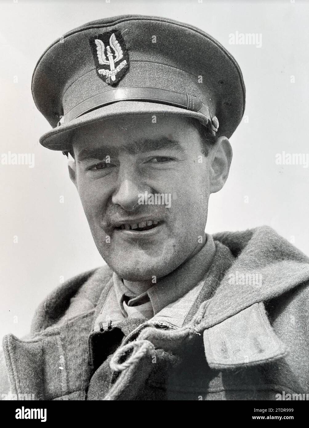 DAVID STIRLING (1915-1990) Scottish army officer and founder of the SAS, in north Africa in 1942. Stock Photo