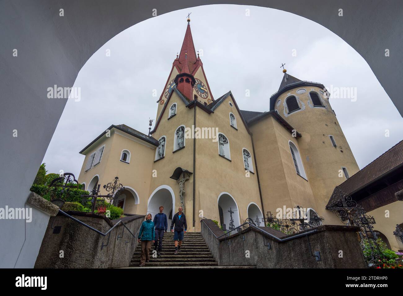 Rankweil: church Basilika Rankweil in , Vorarlberg, Austria Stock Photo
