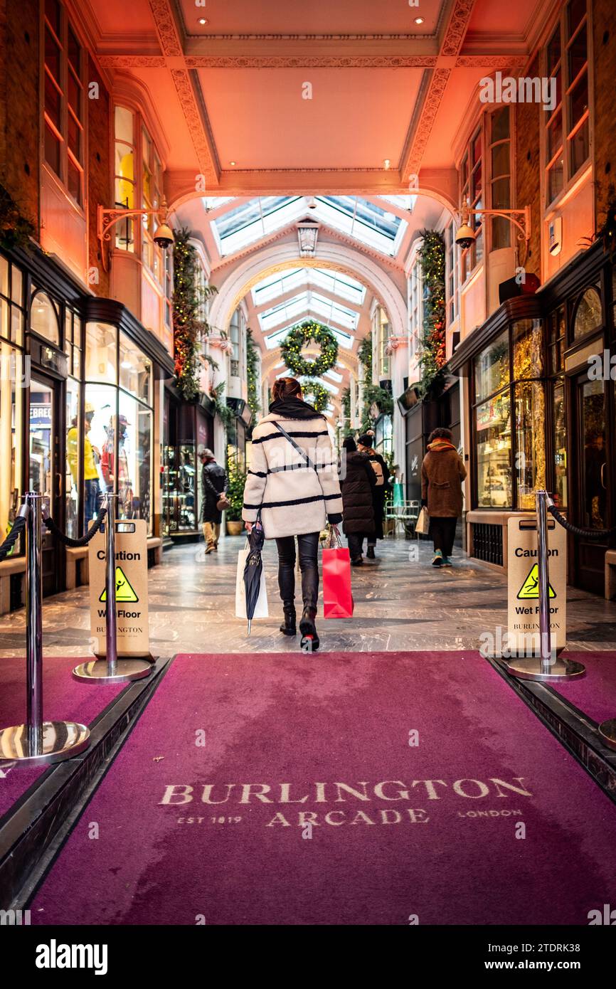 Burlington arcade street view hi-res stock photography and images - Alamy