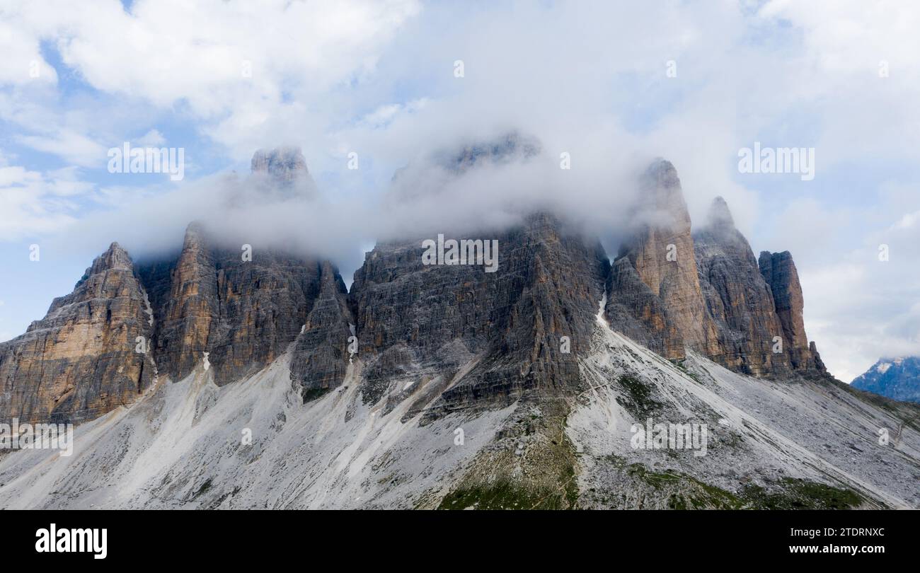 Drone footage picturesque mountain range hi-res stock photography and ...