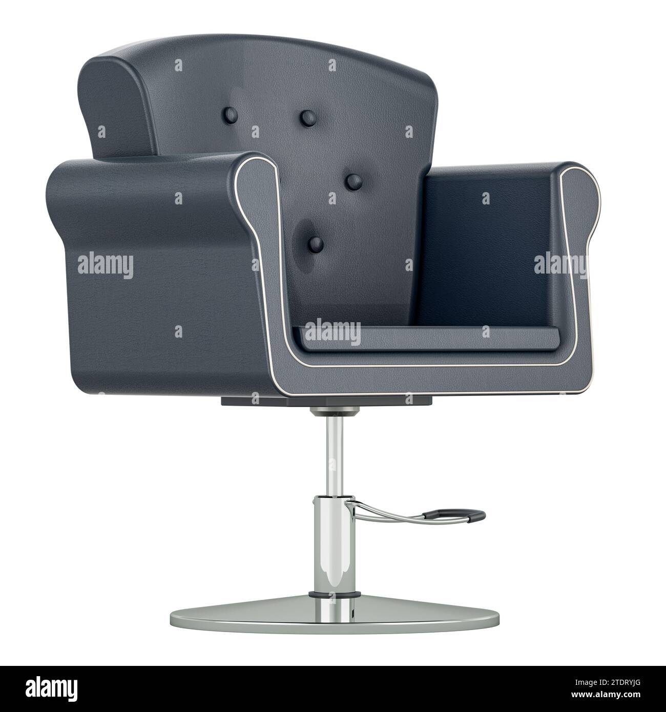 Heavy-Duty Multifunctional PU Leather Reclining Hydraulic Barber Chair W/ Chrome Steel Base (SAK35719)