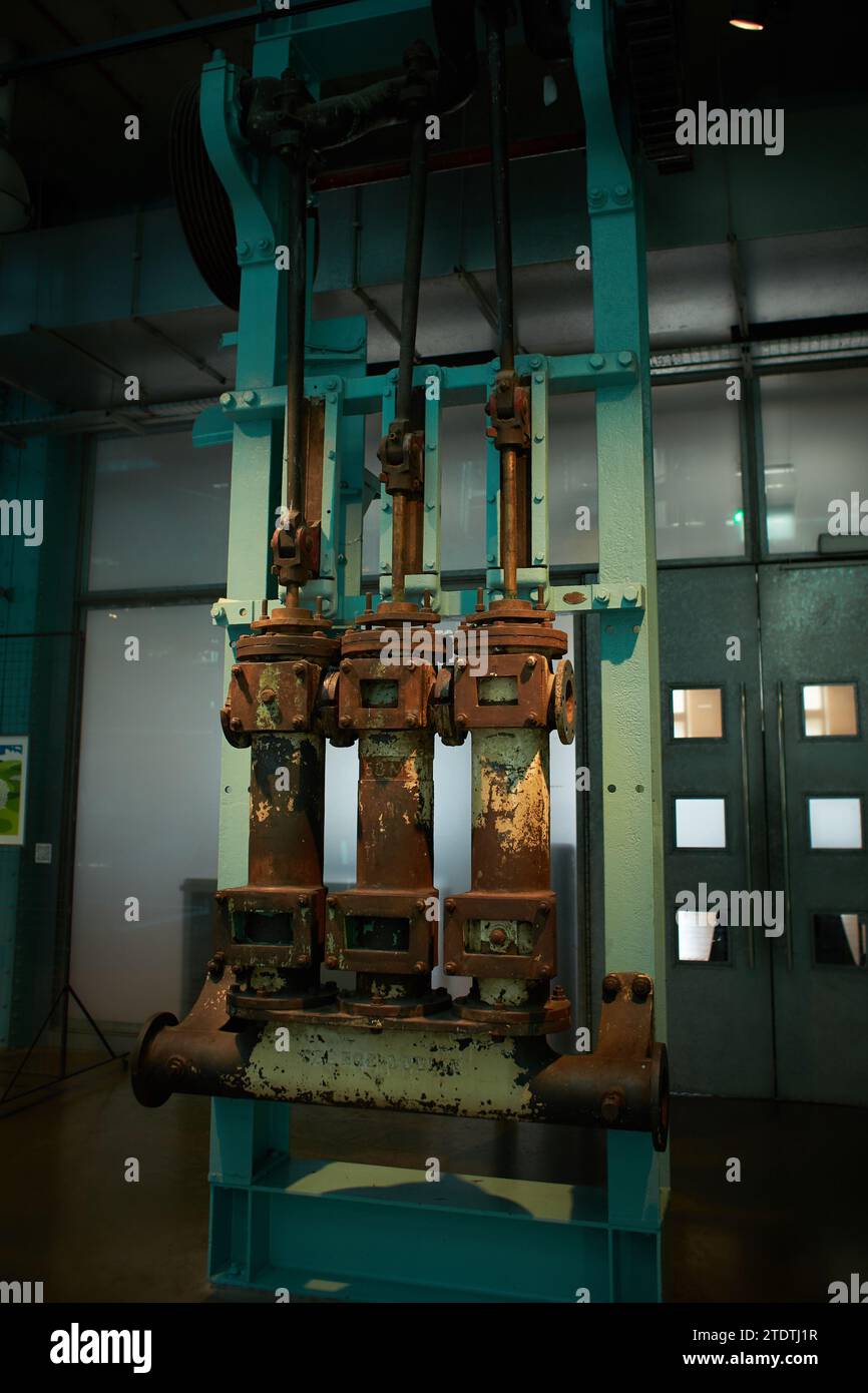 Dublin  Ireland - 08 31 2022: Interior of the Guinness museum in Dublin. Guinness is an Irish dry stout produced by Diageo originated in the brewery o Stock Photo