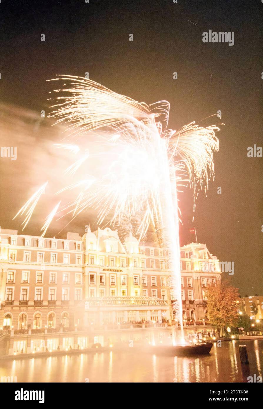 Fireworks, Whizgle News from the Past, Tailored for the Future. Explore historical narratives, Dutch The Netherlands agency image with a modern perspective, bridging the gap between yesterday's events and tomorrow's insights. A timeless journey shaping the stories that shape our future Stock Photo