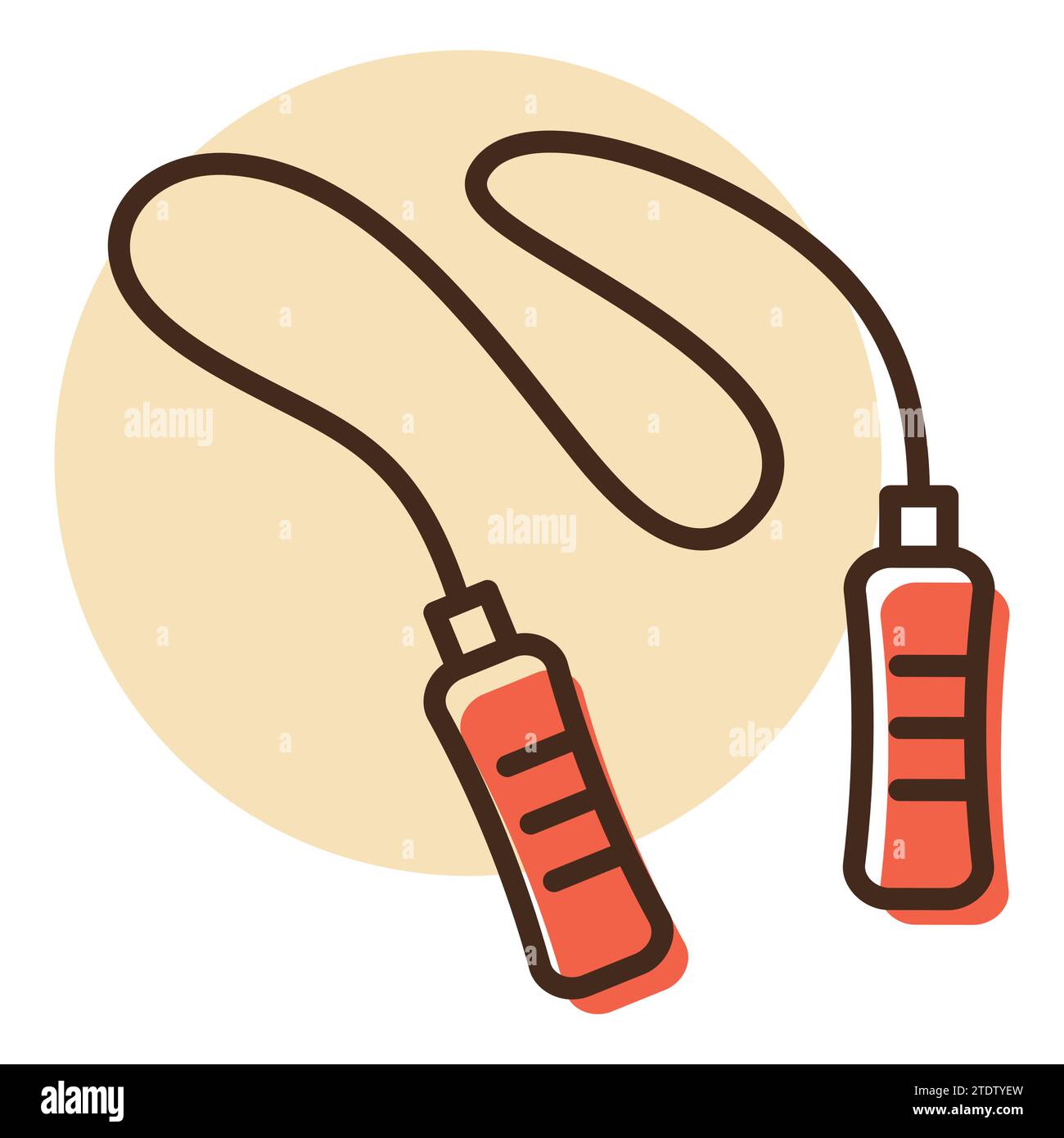 Jump rope vector icon. Graph symbol for fitness and weight loss web ...
