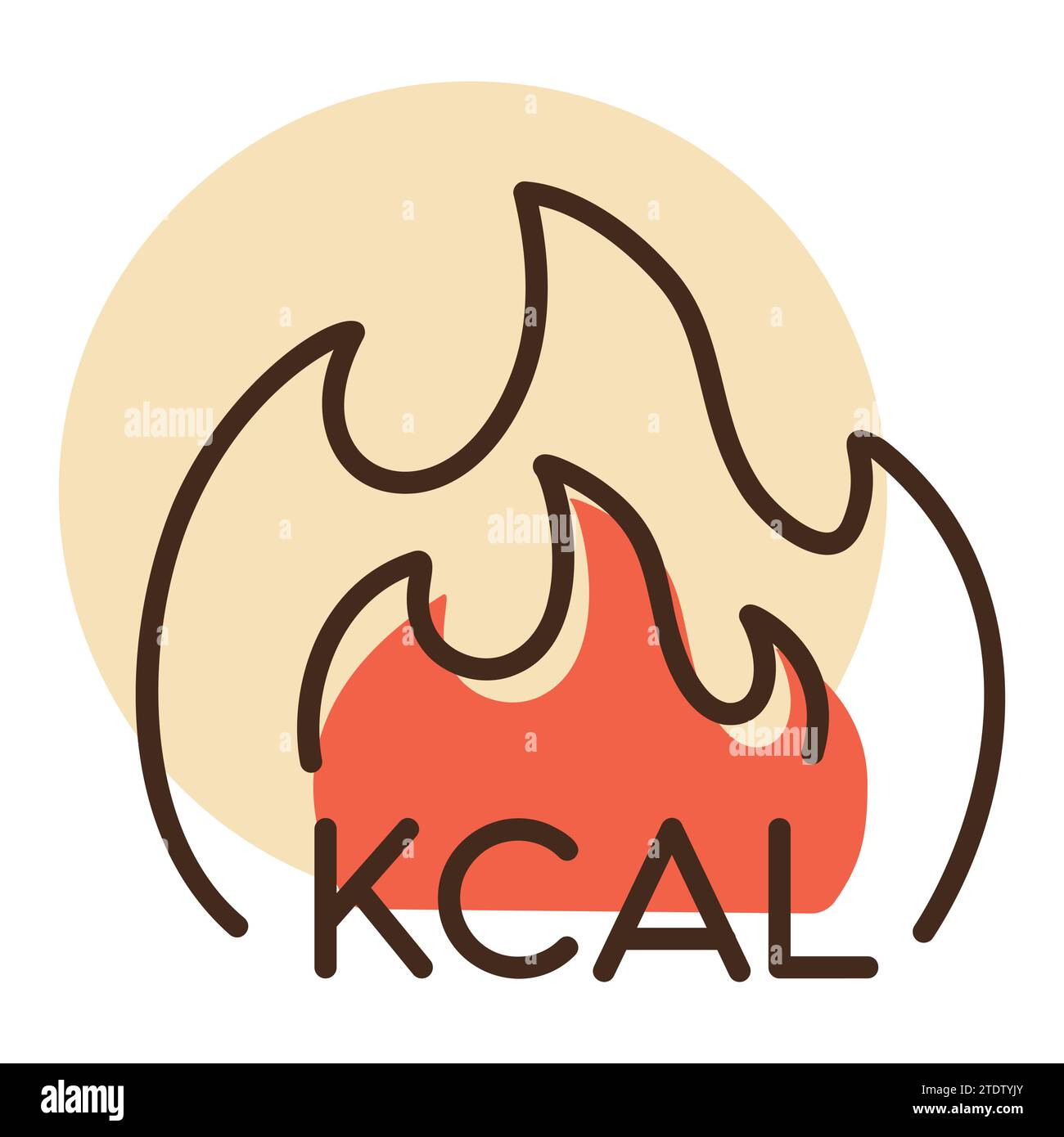 Kcal symbol hi-res stock photography and images - Alamy