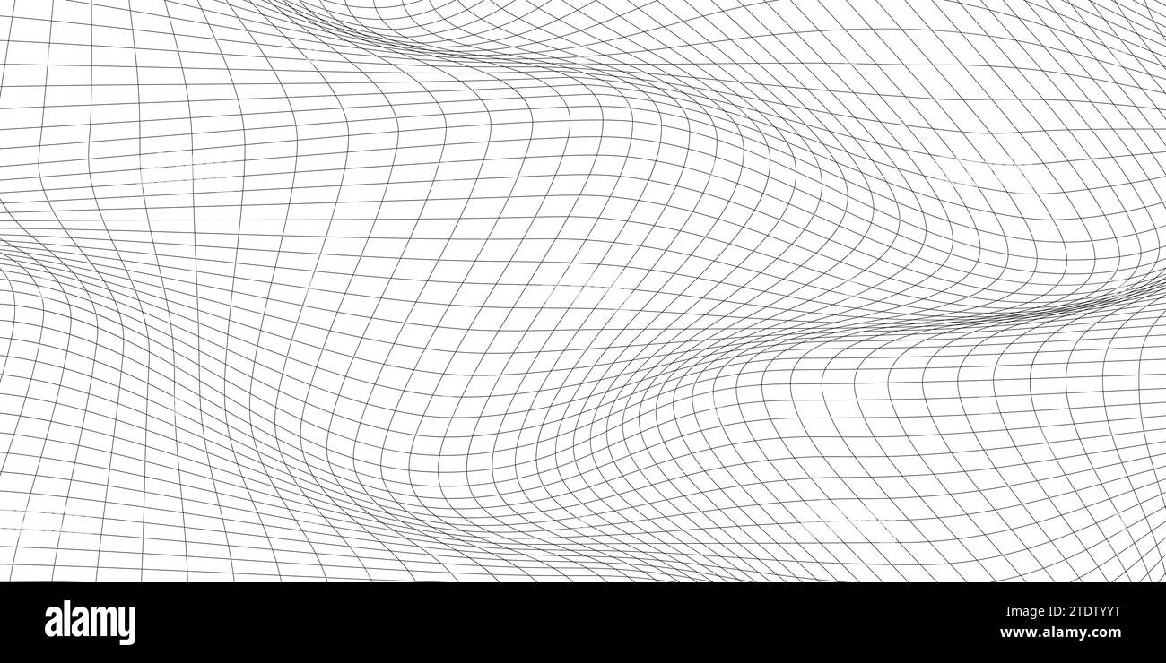abstract black and white vector wave background Stock Vector Image ...