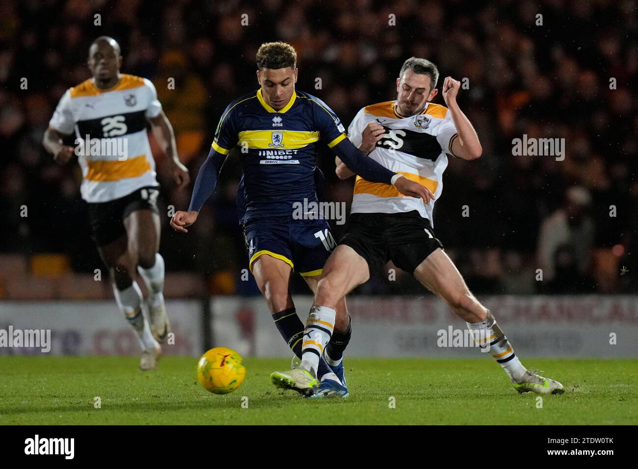 Ben Garrity of Port Vale fouls Rogers 10 of Middlesbrough